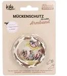M&uuml;ckenschutz Armband PU-Leder braun/wei&szlig; KDA 1 St