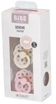 Bibs Fopspeen Boheme Ivory/Blossom Duo 0-6 2 St Schnuller