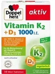 Doppelherz Vitamin K2+D3 1000 I.e. Tabletten 30 St
