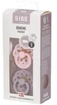 Bibs Fopspeen Boheme Blossom - Lilac 0-6 Maanden 2 St Sauger