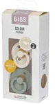 Bibs Fopspeen Anatomic Ivory - Sage 6-18 Maanden 2 St Sauger