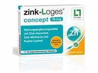 Zink-Loges concept 15 mg magensaftres.Tabletten 30 St Tabletten magensaftresistent