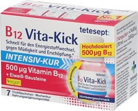 PZN-DE 18367474, Tetesept B12 Vita-Kick 500 &micro;g Intensiv-Kur TRA 7 St Trinkampullen,