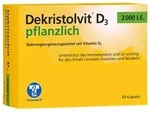 Dekristolvit D3 2000 I.e. pflanzlich Kapseln 60 St