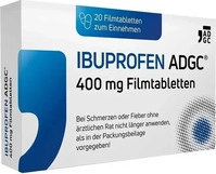 PZN-DE 17445315, Zentiva Ibuprofen Adgc 400 mg Filmtabletten 20 St, Grundpreis:
