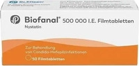 PZN-DE 16235202, Biofanal 500 000 I.e. Filmtabletten 50 St, Grundpreis: &euro; 0,38 /
