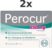 PZN-DE 12396032, Perocur 250 mg Hartkapseln 10 St, Grundpreis: &euro; 0,55 / St&uuml;ck