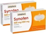 Synofen 500 mg/200 mg Filmtabletten Doppelpack 2x20 St