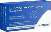 PZN-DE 18379483, Ibuprofen axicur 400 mg akut Filmtabletten 20 St, Grundpreis: &euro;