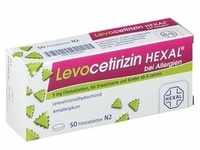 Levocetirizin Hexal bei Allergien 5 mg Filmtabl. 50 St Filmtabletten