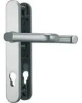 ABUS T&uuml;rschutzbeschlag SRG92N DD (Dr&uuml;cker-/Dr&uuml;ckergarnitur) in F1