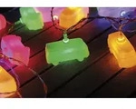 VW T1 Bulli Bus 3D Lichterkette 3m, 20 x LED bunt