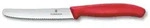 Swiss Classic, Tomaten & Tafelmesser, 11cm, Wellen, rot