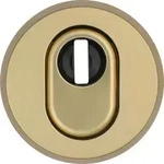 ABUS RHZS415 F3 EK Schutzrosette mit Zylinderschutz messing