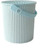 Hachiman Eimer mit Deckel, Gr&ouml;&szlig;e baby, 0,7 Liter, lichtblau