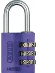 Abus Aluminium-Zahlenschloss 145/30 lila