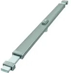 ABUS Panzerriegel PR2800 Edelstahl-Look L2 mit VdS-Zylinder