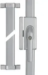 ABUS Fenster-Stangenschloss FOS650 silber AL0145 in Fenstergriff-Optik