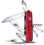 Victorinox Offiziersmesser Climber, rot transp.