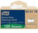 Tork Extra-Starke Reinigungst&uuml;cher Wei&szlig; W7, Einzeltuchentnahme, 1 &times; 120...