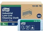 Tork Fusselarme Industrie Reinigungst&uuml;cher Blau W4, Saugf&auml;hig, 5 Packungen,...