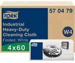 Tork Extra Starke Industrie Reinigungst&uuml;cher Wei&szlig; W4, Mehrzweck, 4 &times; 60 T&uuml;cher,