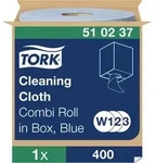 Tork Reinigungst&uuml;cher Blau W1/2/3, Wiederverwendbar, 1 &times; 400 T&uuml;cher, 510237