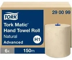 Tork Matic&reg; Rollenhandtuch Natur H1, Advanced-Qualit&auml;t, rei&szlig;fest, 2-lagig, 6 &times;