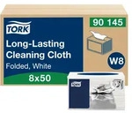 Tork Langlebige Reinigungst&uuml;cher Wei&szlig; W8, gefaltet, f&uuml;r L&ouml;sungsmittel...