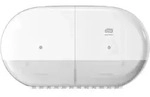 Tork SmartOne&reg; Mini Doppelrollenspender f&uuml;r Toilettenpapier Wei&szlig; T9, Hohe
