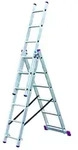Krause Corda Vielzweck-Leiter 3x9 Sprossen mit Treppenversion - 033390