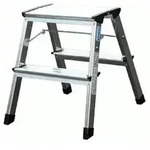 Krause &bdquo;TREPPY&ldquo; DOPPEL-KLAPPTRITT SCHWARZ 2x2 STUFEN