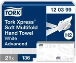 Tork Xpress&reg; gro&szlig;e Multifold-Handt&uuml;cher Wei&szlig; H2, Advanced-Qualit&auml;t, 2-lagig,