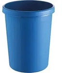 Helit Gro&szlig;raum-Papierkorb 45 Liter &ndash; stabiler Kunststoff &ndash; blau