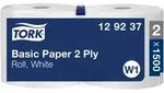 Tork Standard-Papierwischt&uuml;cher, Rolle Wei&szlig; W1, Mehrzweck, 1 &times; 510 m, 129237