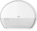 Tork Spender f&uuml;r Mini-Jumbo-Toilettenpapier Wei&szlig; T2, geschlossen, Elevation Lini...