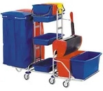 Vermop Reinigungswagen Variant Twixter-Press (verchromt)