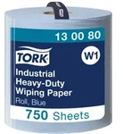 Tork Extra Starke Industrie Papierwischt&uuml;cher Blau W1, Hohe Saugf&auml;higkeit, 1 &times;