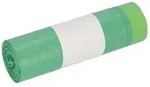 DEISS M&uuml;llbeutel mit Zugband 60 Liter, 18 my, HDPE, gr&uuml;n (1 Rolle = 20 St&uuml;ck)