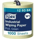 Tork Papierwischt&uuml;cher Gr&uuml;n W1, Saugf&auml;hig, 1 &times; 1.000 Blatt, 129364