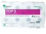 Cleanclub Toilettenpapier top3 3-lagig hochwei&szlig; ( 1 Packung = 72 Rollen &agrave; 250 Bl...