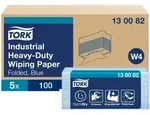 Tork Extra Starke Industrie Papierwischt&uuml;cher Blau W4, Sch&uuml;tzen die H&auml;nde, 5 &times;