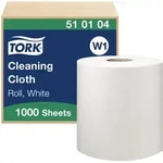 Tork Reinigungst&uuml;cher Rolle Wei&szlig; W1, mehrfach verwendbar, 1 &times; 1.000 T&uuml;cher,
