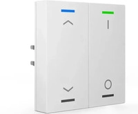 MDT BE-TAL55T2.C1, MDT technologiesTaster Light 55 2f RGBW reinwei&szlig; gl Jalousie