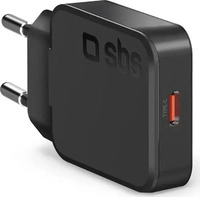 SBS TETRGAN1C20SLIM, SBS PD Reiselader UltraSlim 20W USB-C GaN schwarz