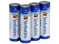 Verbatim 49921, Batterie AA Verbatim Alkalibatterien 4er Pack retail