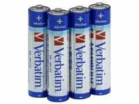 Verbatim 49920, Verbatim Batterie 4 x AAA - Alkalisch