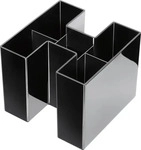 HAN 17455-13, HAN Stiftehalter BRAVO schwarz Kunststoff 5 F&auml;cher 10,9 x 10,9 x 9,0