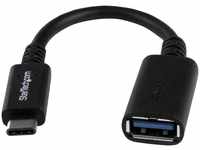 Manhattan 355285, Manhattan USB-C to USB-A Cable, 15cm, Male to Female, Black, 5 Gbps