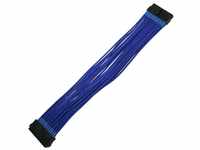 Nanoxia NX24V3EB, Kabel Nanoxia ATX-Verlängerung, 30 cm, Single, blau